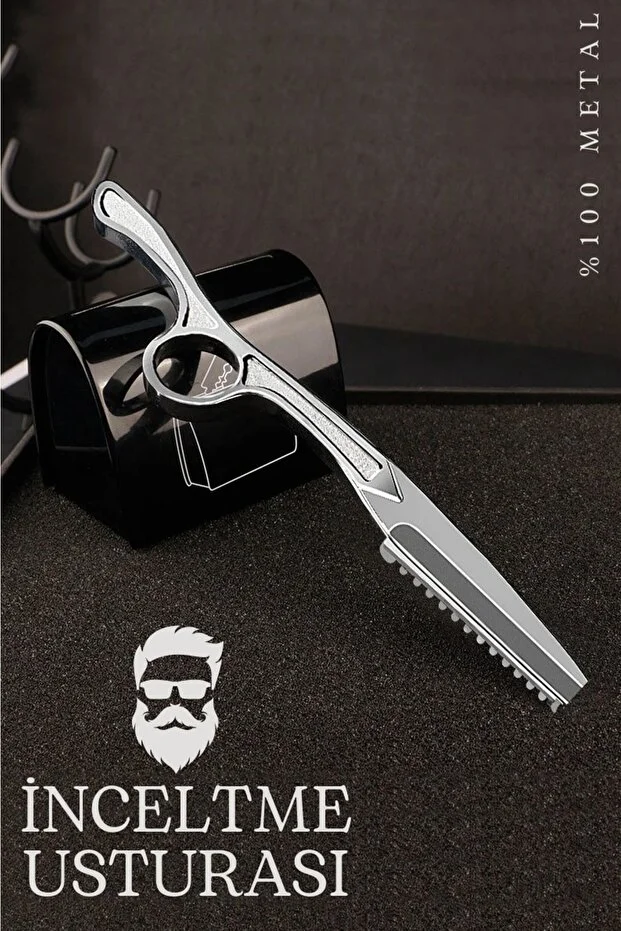 Feather Tip Jiletli Ustura Profesyonel Saç Sakal Inceltme Usturası 718218