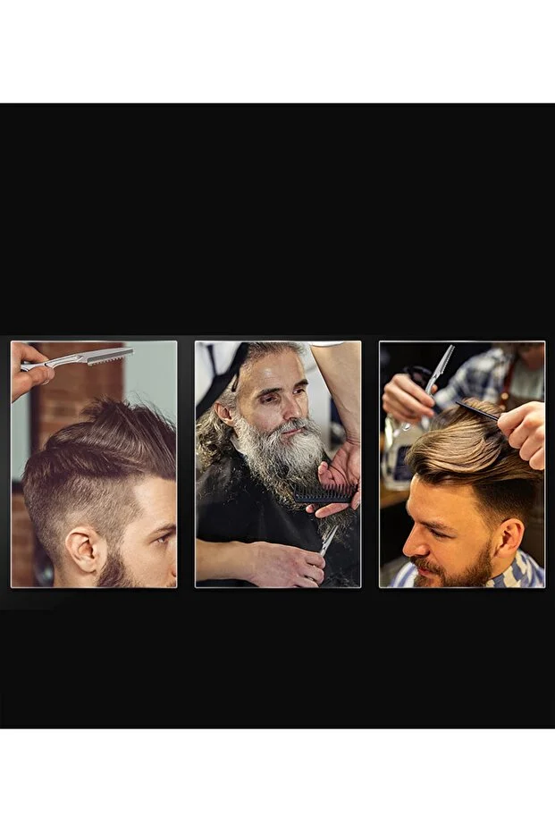 Feather Tip Jiletli Ustura Profesyonel Saç Sakal Inceltme Usturası 718218