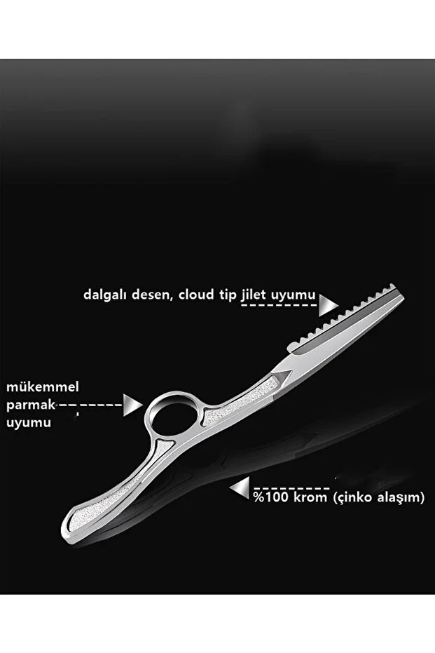 Feather Tip Jiletli Ustura Profesyonel Saç Sakal Inceltme Usturası 718218
