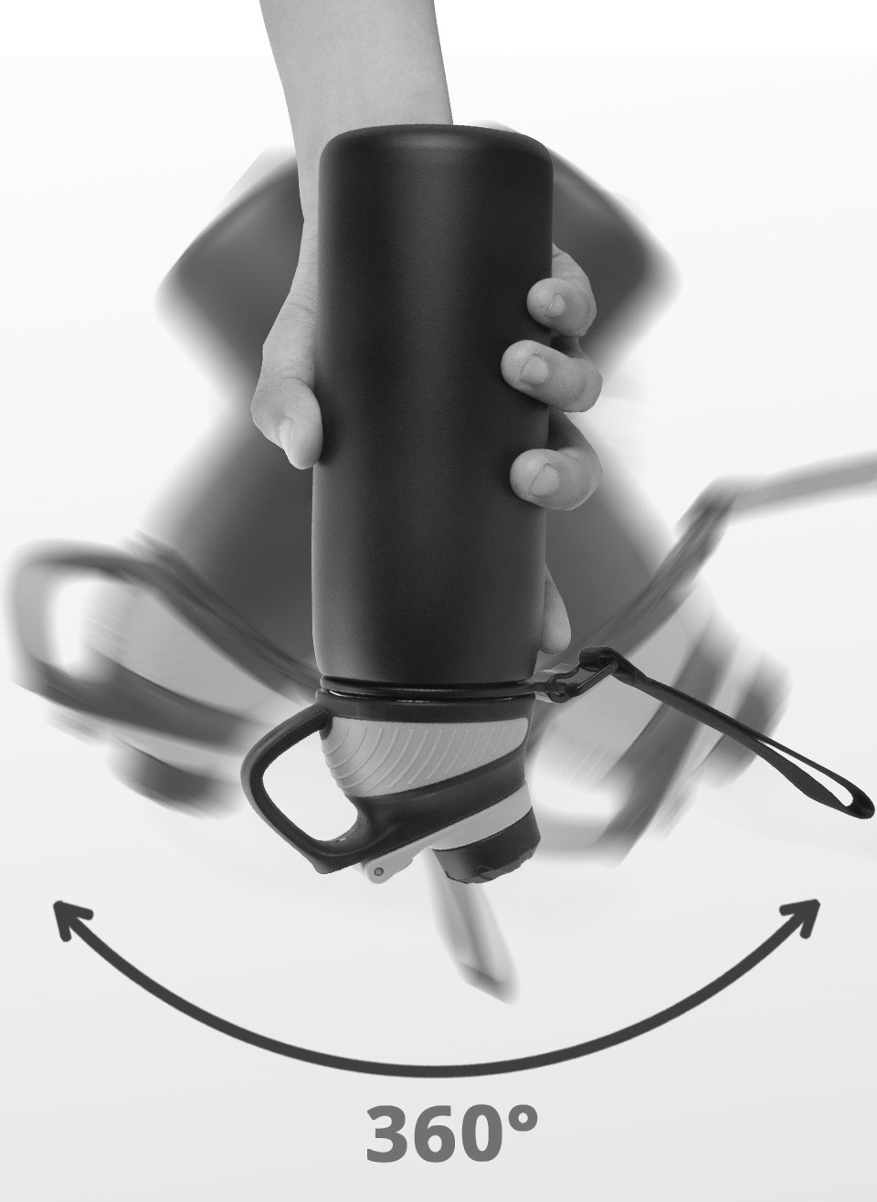 Inox Çelik Termos - 600 ml  SUS304 Çelik Termos Profesyonel GRİ 722129