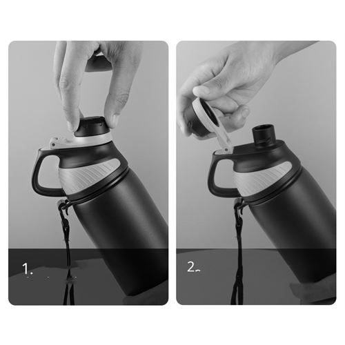 TransForMacion Inox Çelik Termos - 600 ml  SUS304 Çelik Termos Profesyonel PUDRA 722130