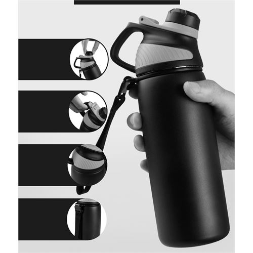 TransForMacion Inox Çelik Termos - 600 ml  SUS304 Çelik Termos Profesyonel PUDRA 722130