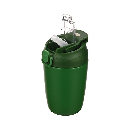 TransForMacion Inox Çelik Kahve Bardağı - 350 ml  SUS304 Çelik Termos Profesyonel YEŞİL 722132