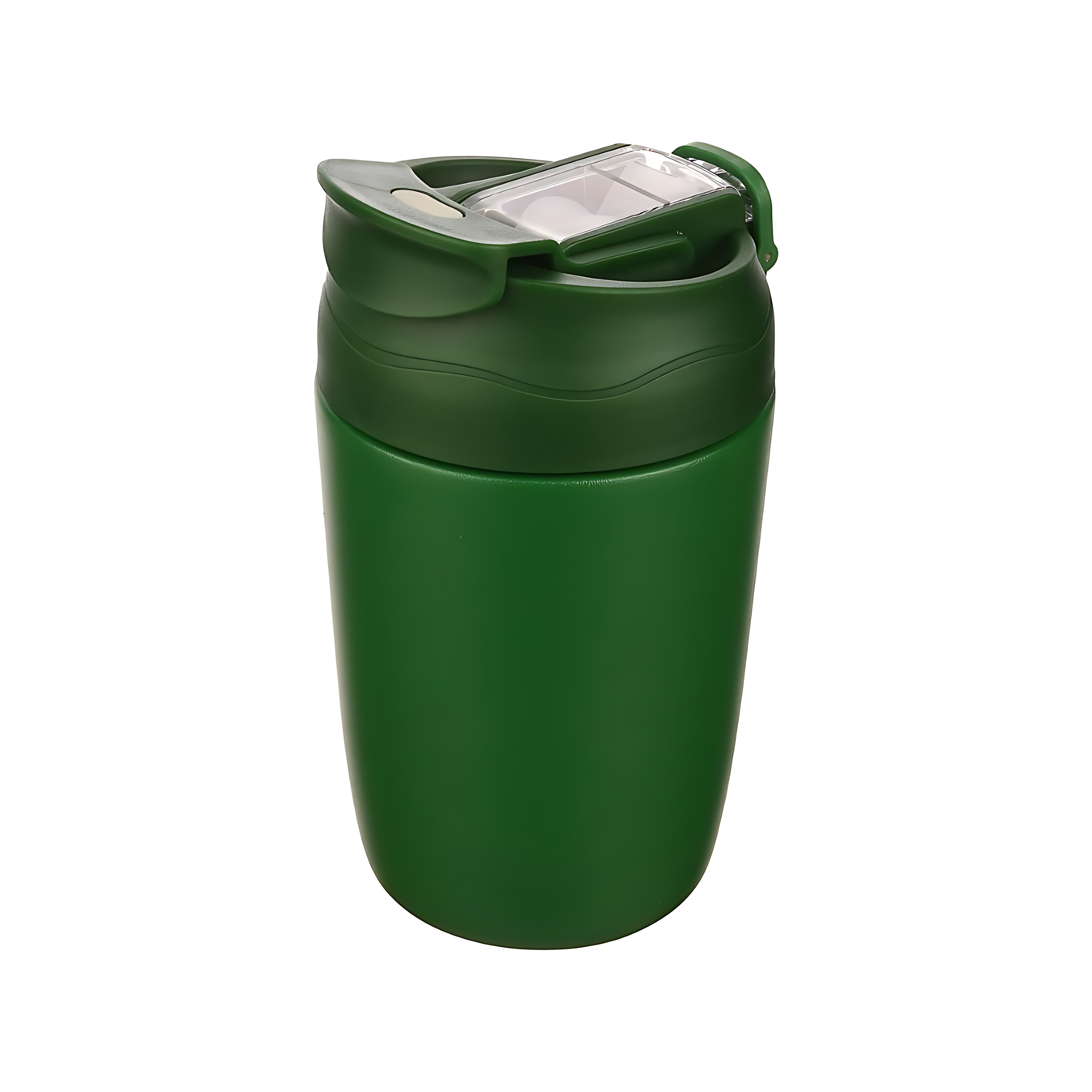 Inox Çelik Kahve Bardağı - 350 ml  SUS304 Çelik Termos Profesyonel YEŞİL 722132