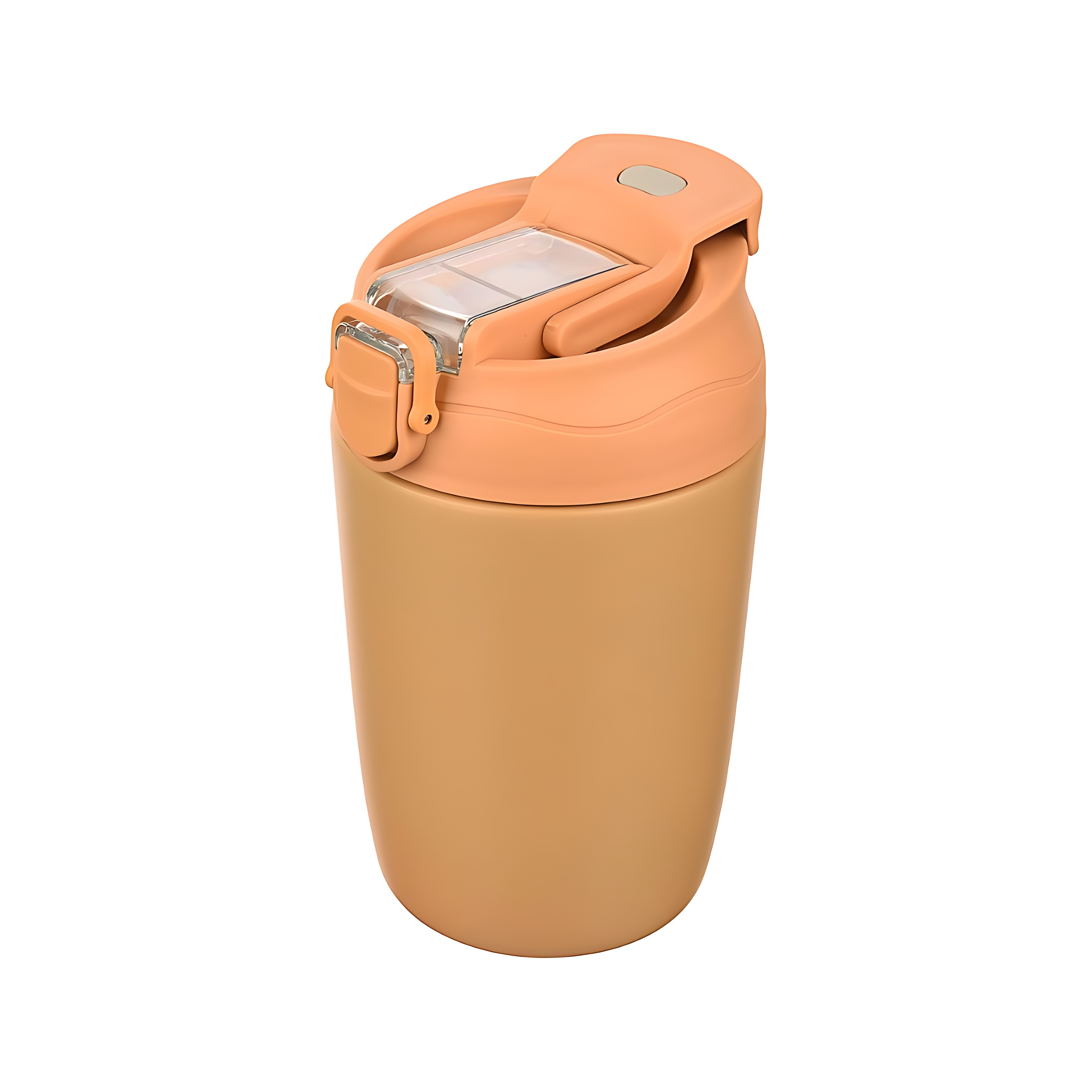 Inox Çelik Kahve Bardağı - 350 ml  SUS304 Çelik Termos Profesyonel LATTE 722134