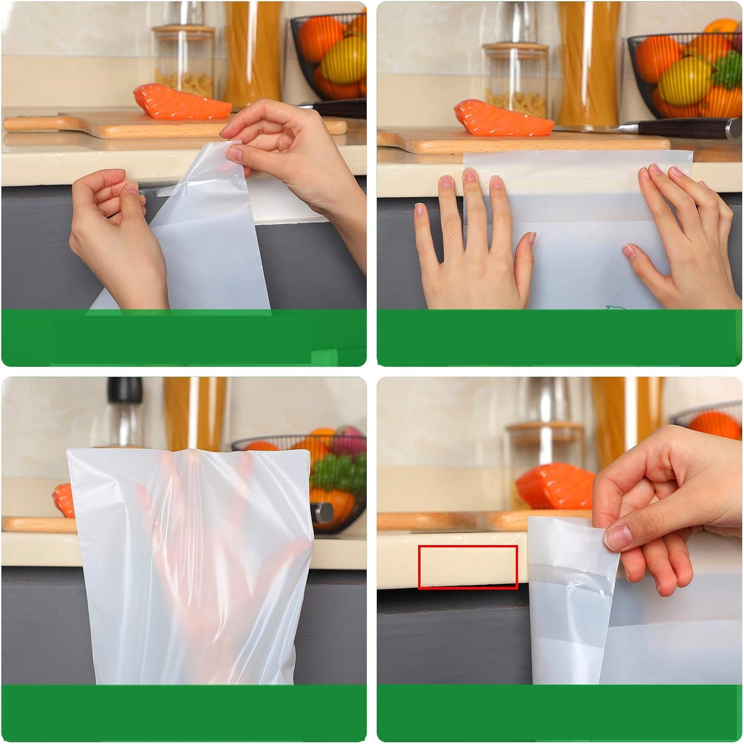 Pratik Çöp Poşeti - Yapışkanlı Çöp Poşeti 60 LI PAKET 722138