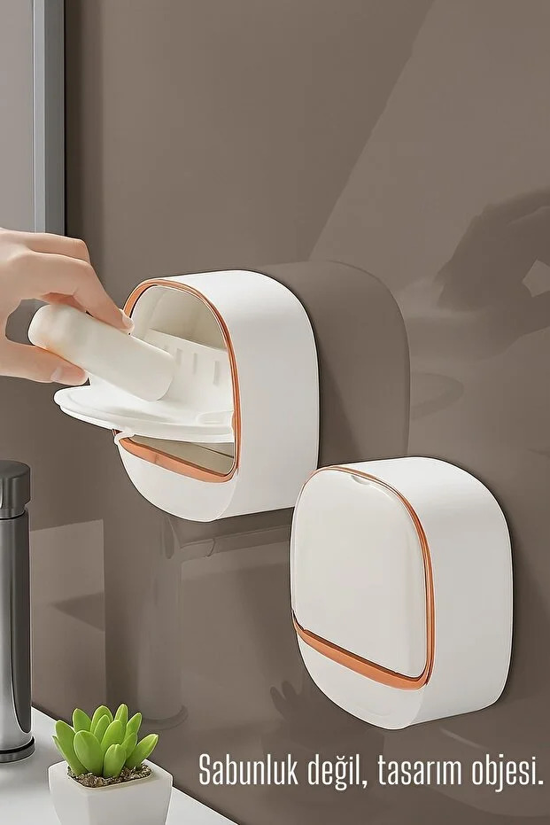 Tasarım Obje 2 Lİ Sabunluk - Kendinden Yapışkanlı Sabunluk 722141