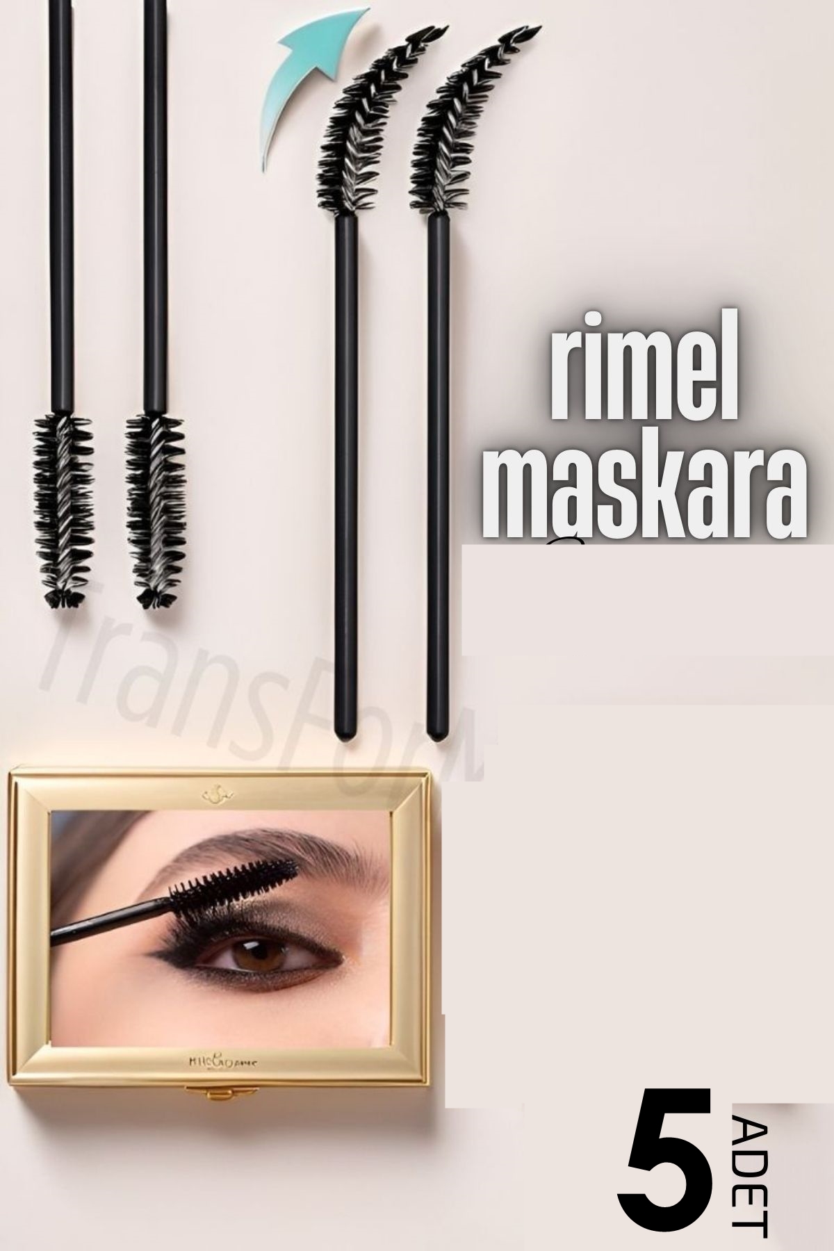 Rimel Maskara Fırçası Esnek 5 ADET