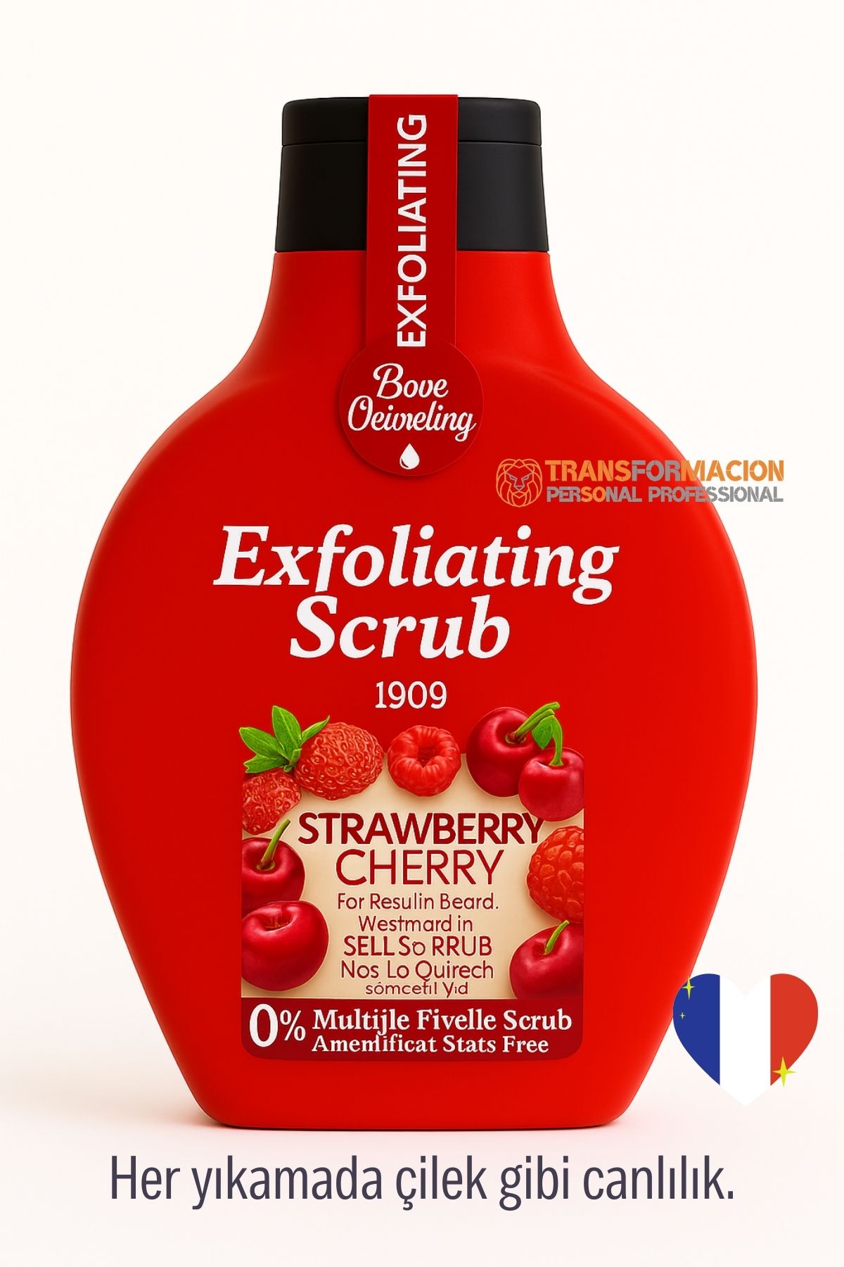 Çilek & Kiraz Özlü Peeling Jel Peeling Jel Scrub 500 ml