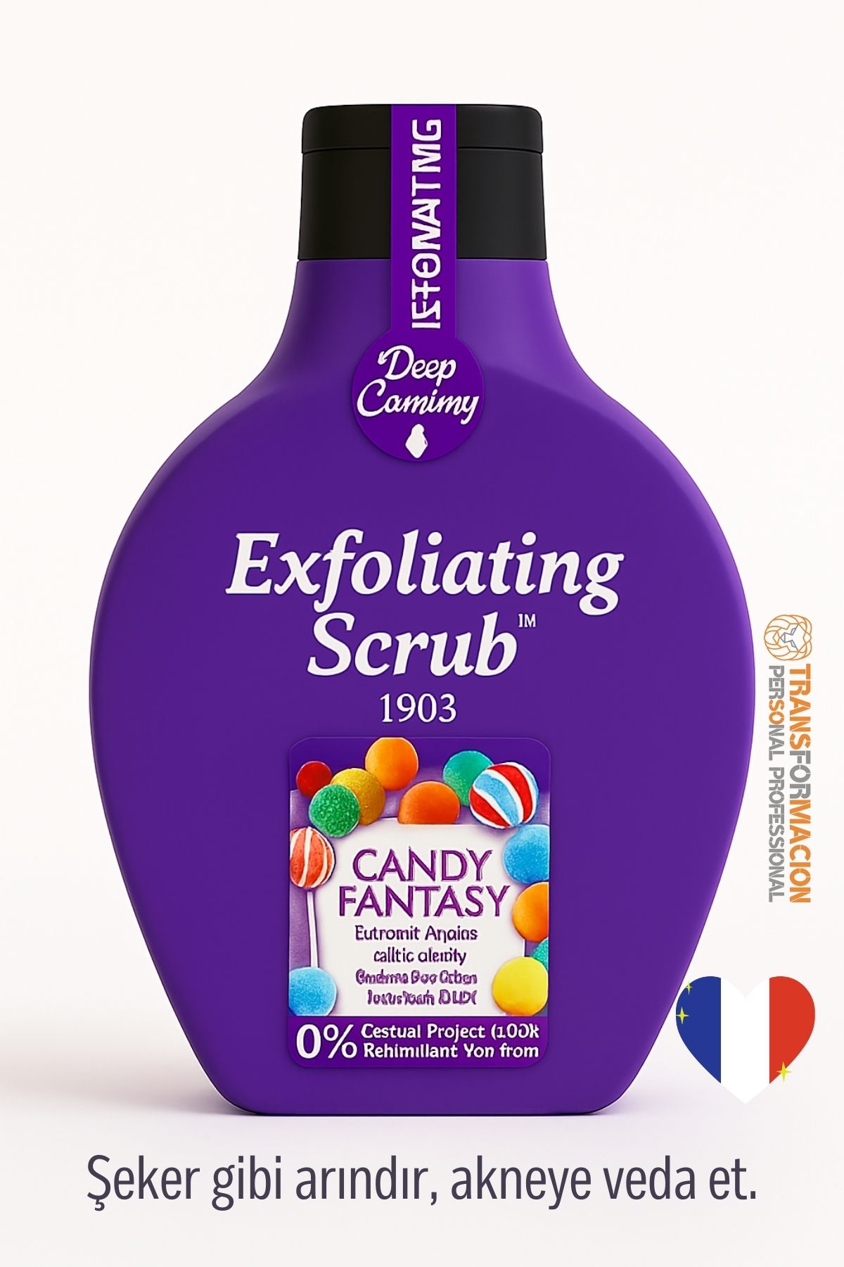 Candy Fantasy Peeling Jel – 1903 Serisi, Renkli & Eğlenceli Scrub 500 ml