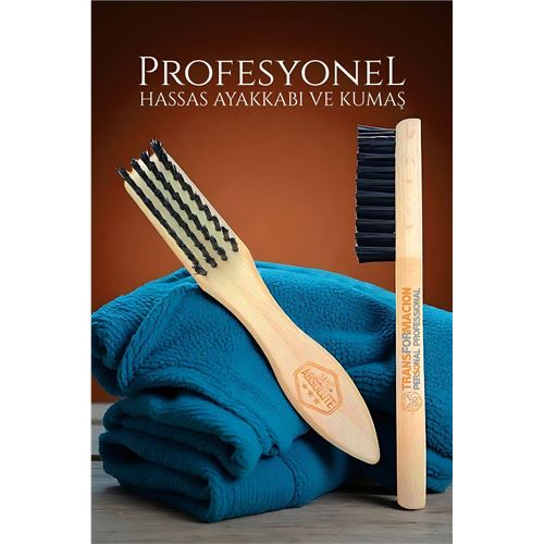 Modacar Nubuk Süet Paça Fırçası - Hassas Ayakkabılar İçin Profesyonel Fırça 