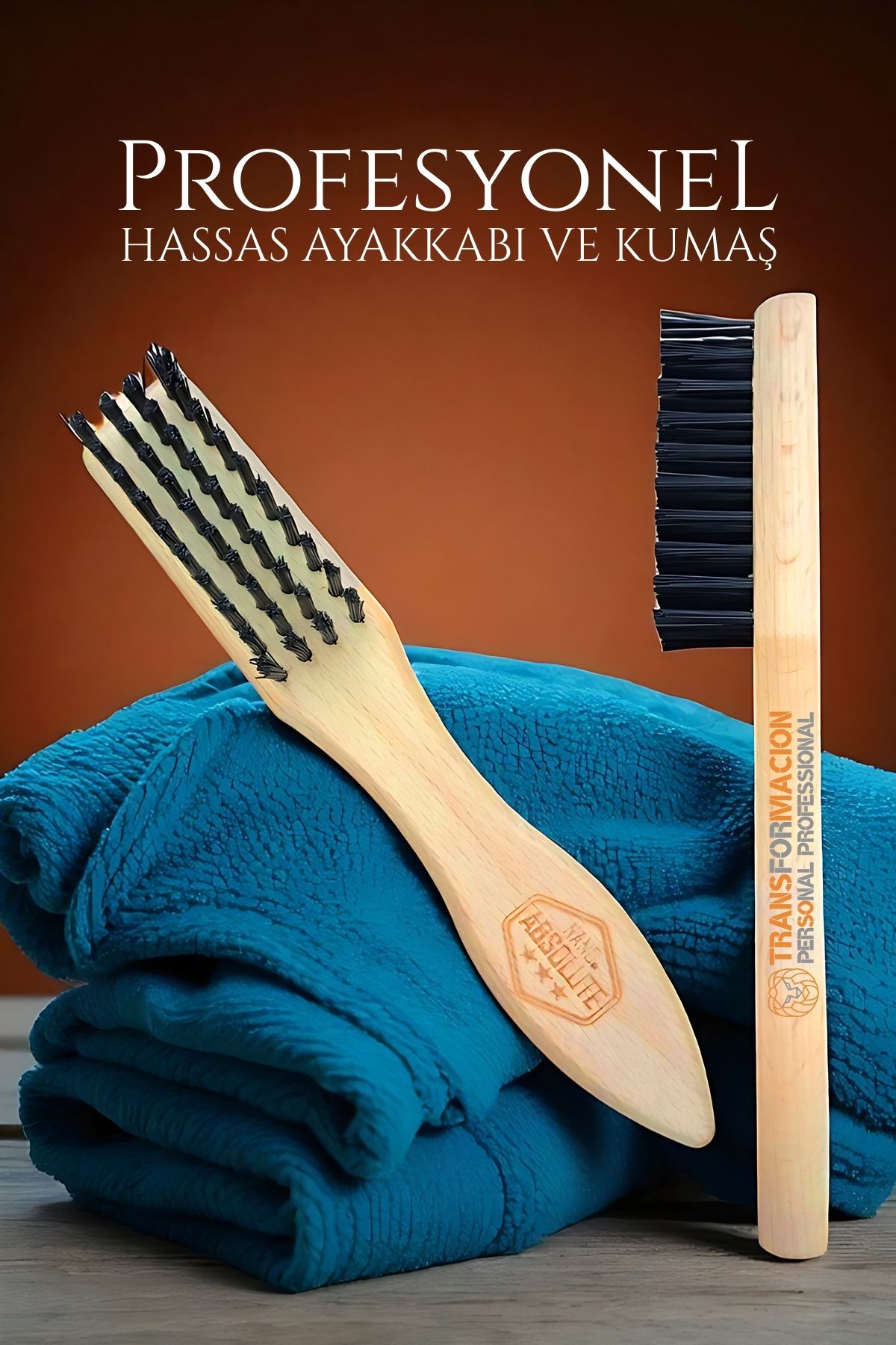 Nubuk Süet Paça Fırçası - Hassas Ayakkabılar İçin Profesyonel Fırça 