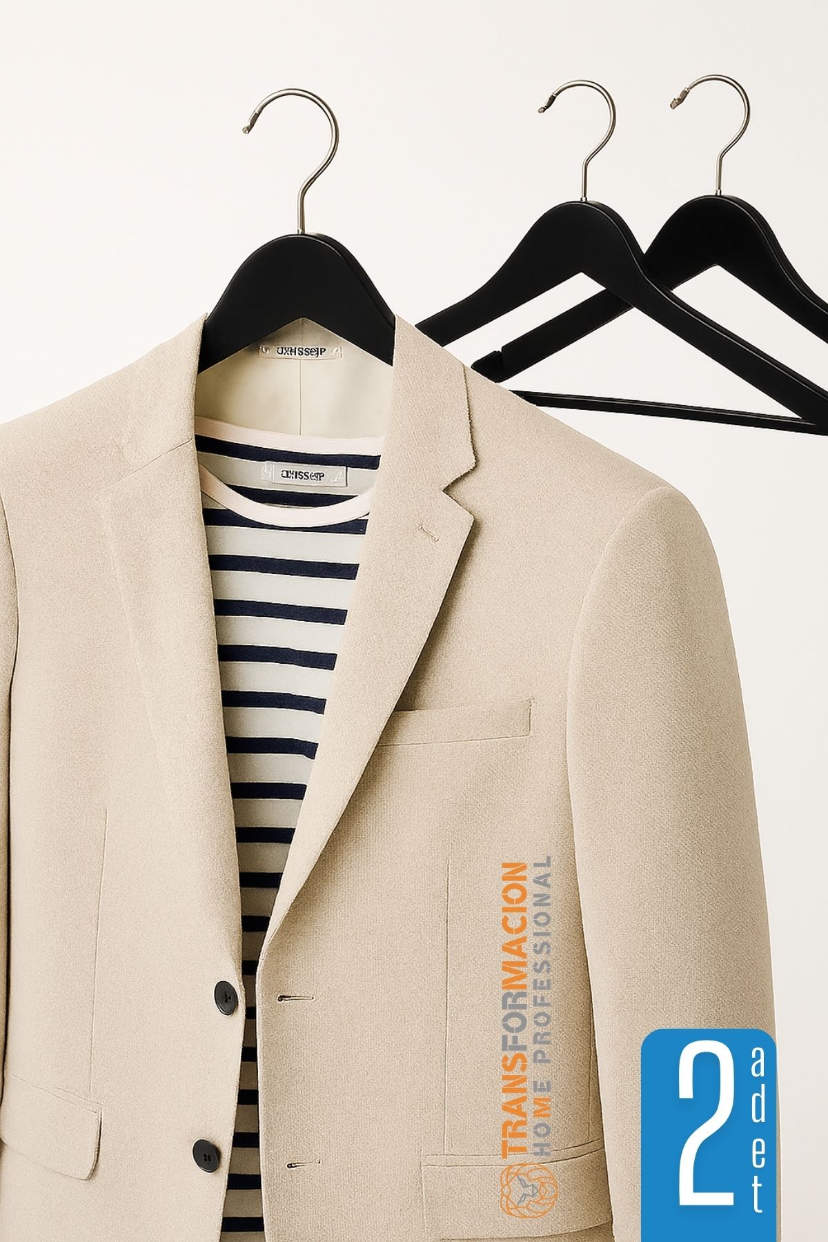 Siyah Ahşap Görünüm 2 li Askı Seti Schönbuch Design