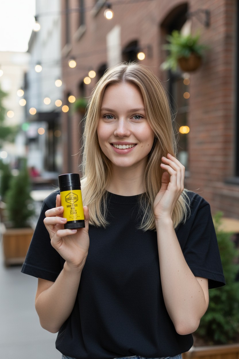 Topuz Fırçası Stick Wax Seti Profesyonel Saç Topuz Seti 722142