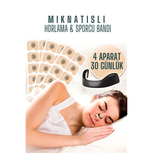 TransForMacion Manyetik Burun Bandı - 30 GÜNLÜK Sporcu Burun Bandı - Horlama Önleyici Azaltıcı - 4 Farklı Boyut 722149