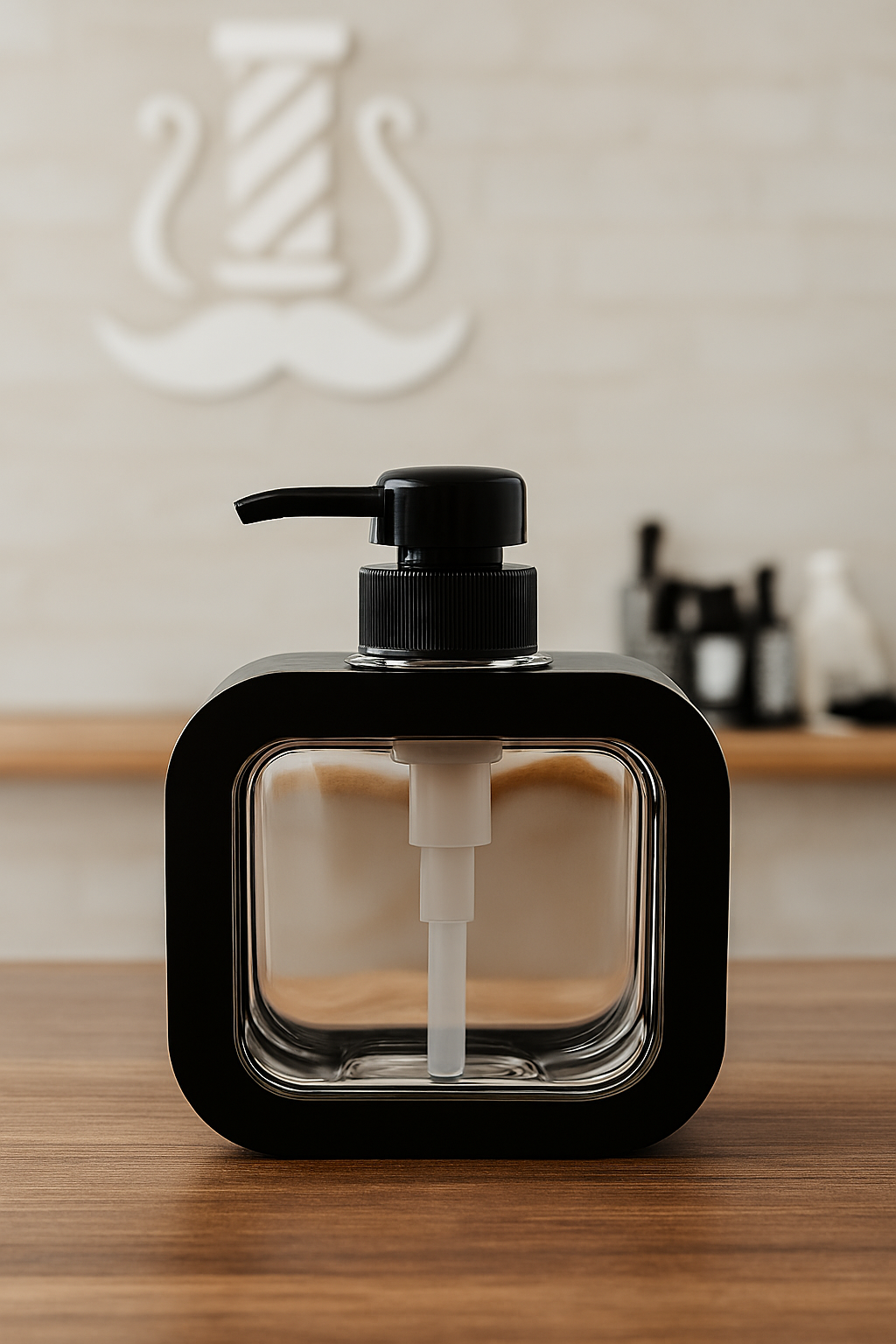 Berber Sabunluğu – Modern Pompalı Dispenser | Sıvı Sabun, Şampuan, Losyon İçin 300 ml  722157