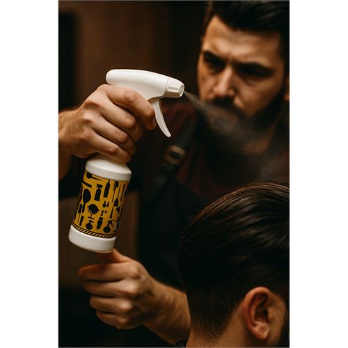 TransForMacion Berber Kuaför Saç Islatma Şişesi 500 ml Valf Sistemli, Geniş Alanlı Sis Püskürtme | Tek Sıkışta Maksimum Etki 722158