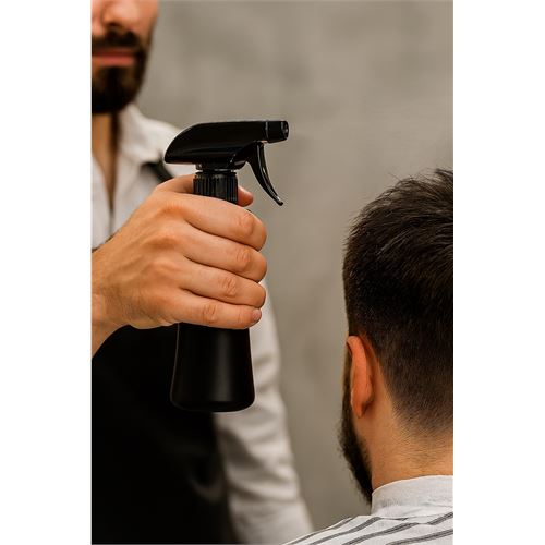 TransForMacion Berber Kuaför Saç Islatma Şişesi 300 ml Valf Sistemli, Geniş Alanlı Sis Püskürtme | Tek Sıkışta Maksimum Etki 722159