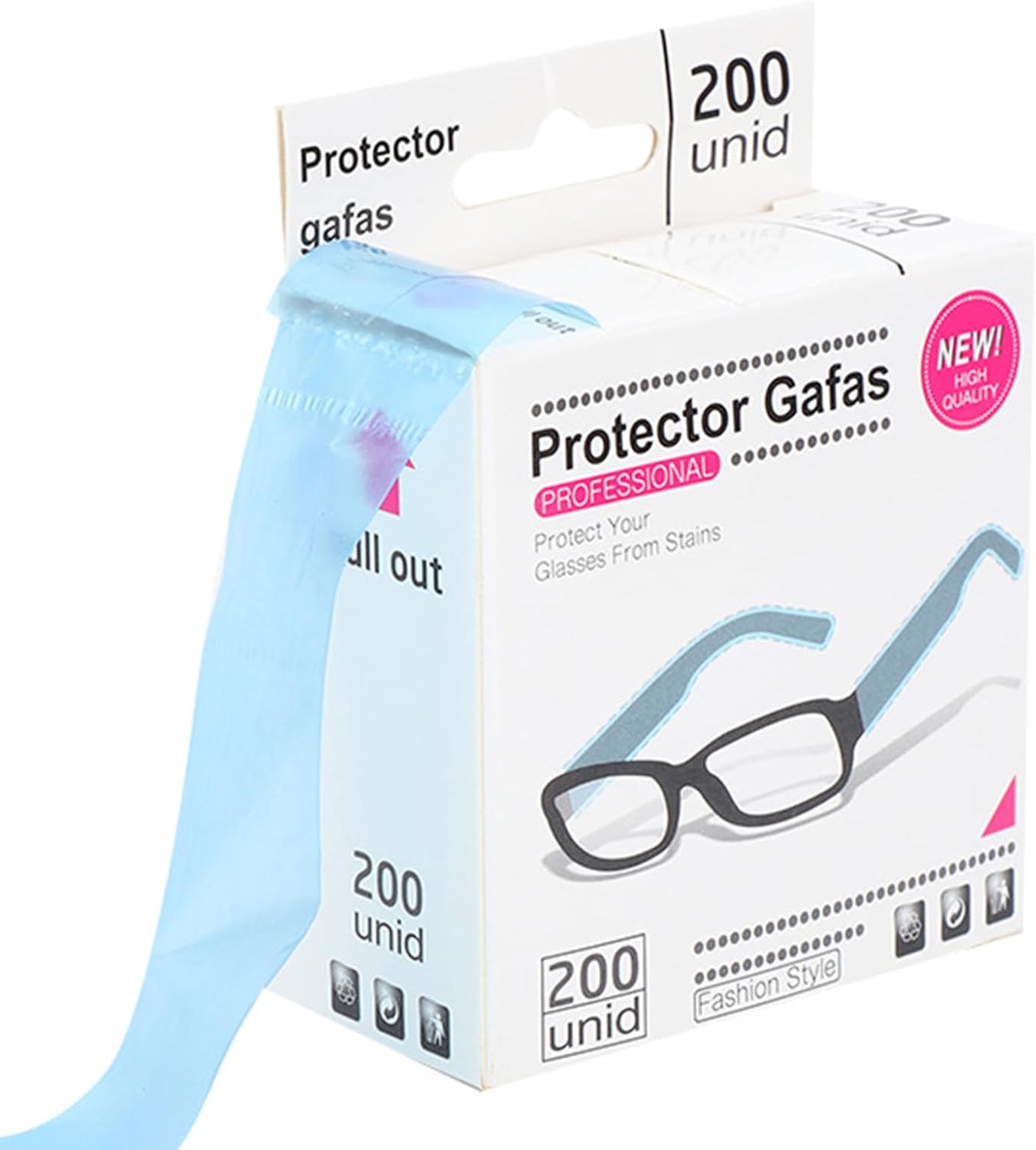 Gözlük Koruyucu Film –  Kuaförler İçin Hijyenik Koruma 200 ADET 722162