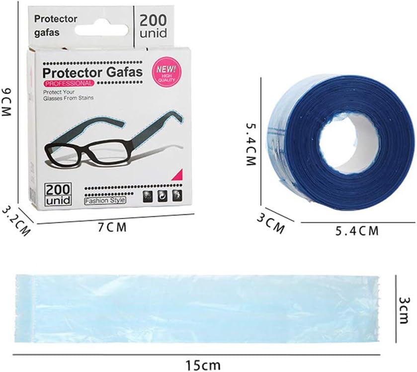 Gözlük Koruyucu Film –  Kuaförler İçin Hijyenik Koruma 200 ADET 722162