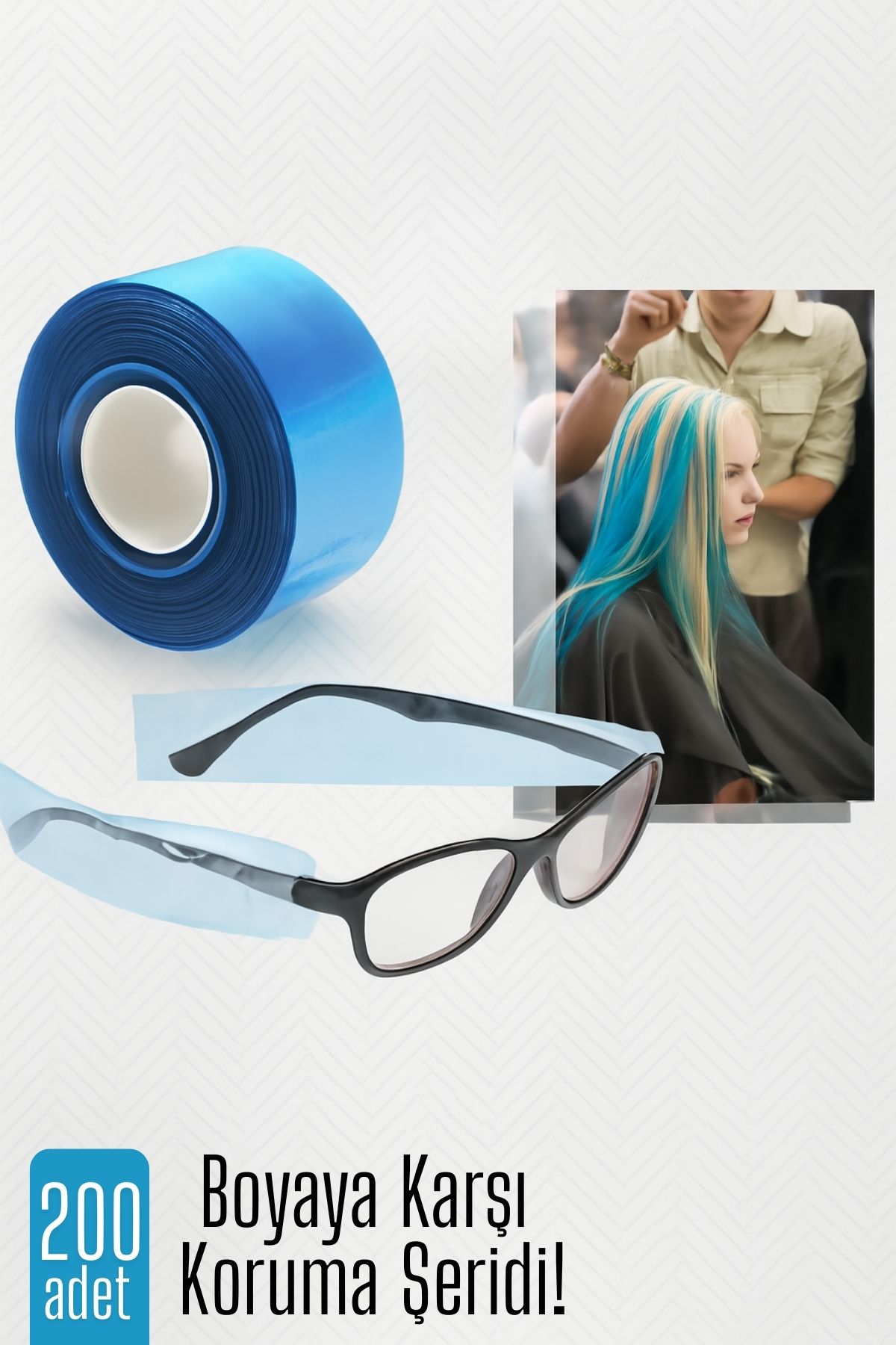 Gözlük Koruyucu Film –  Kuaförler İçin Hijyenik Koruma 200 ADET 722162