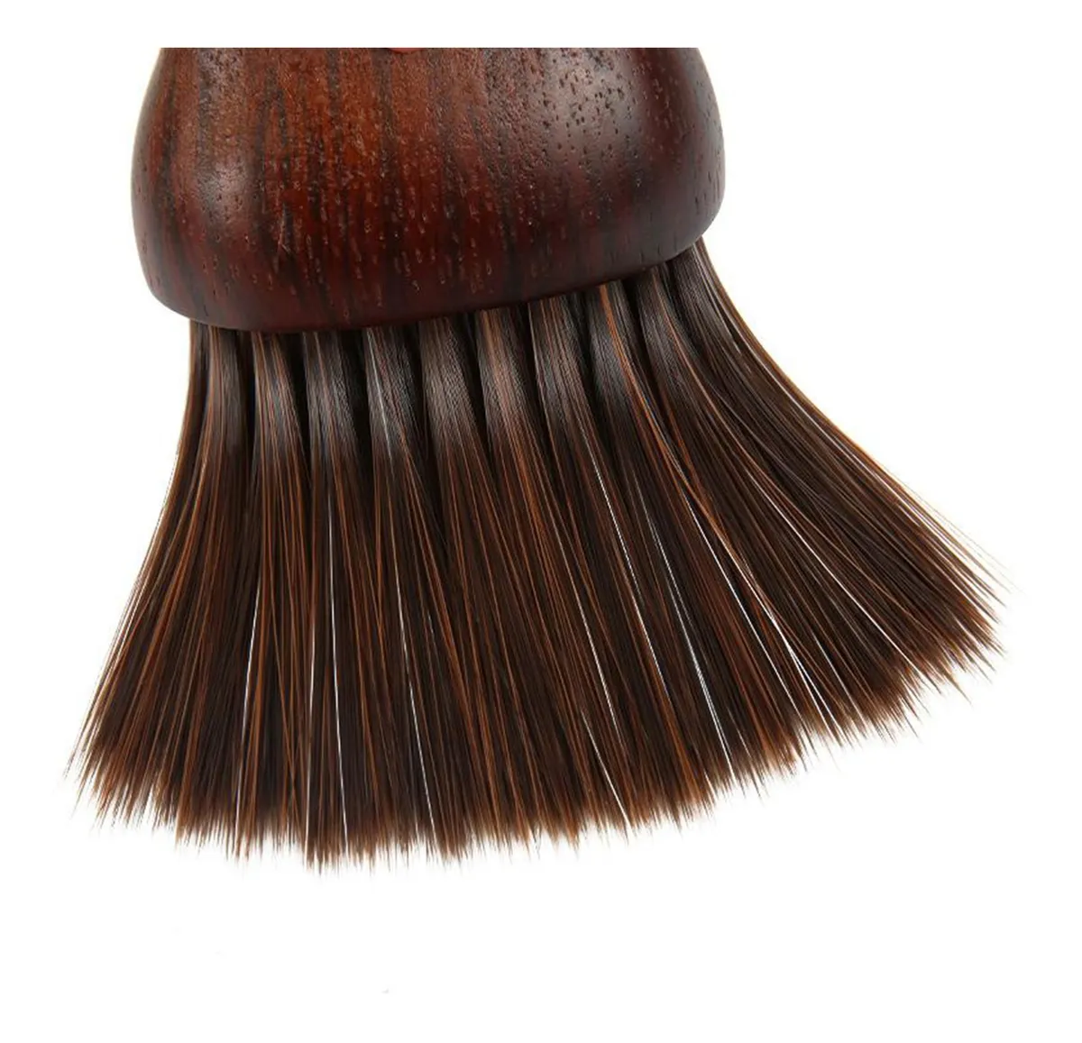 Berber Ense Fırçası Saç Temizleme Fırçası - Berber Temizlik Fırçası Masif Ahşap  722165