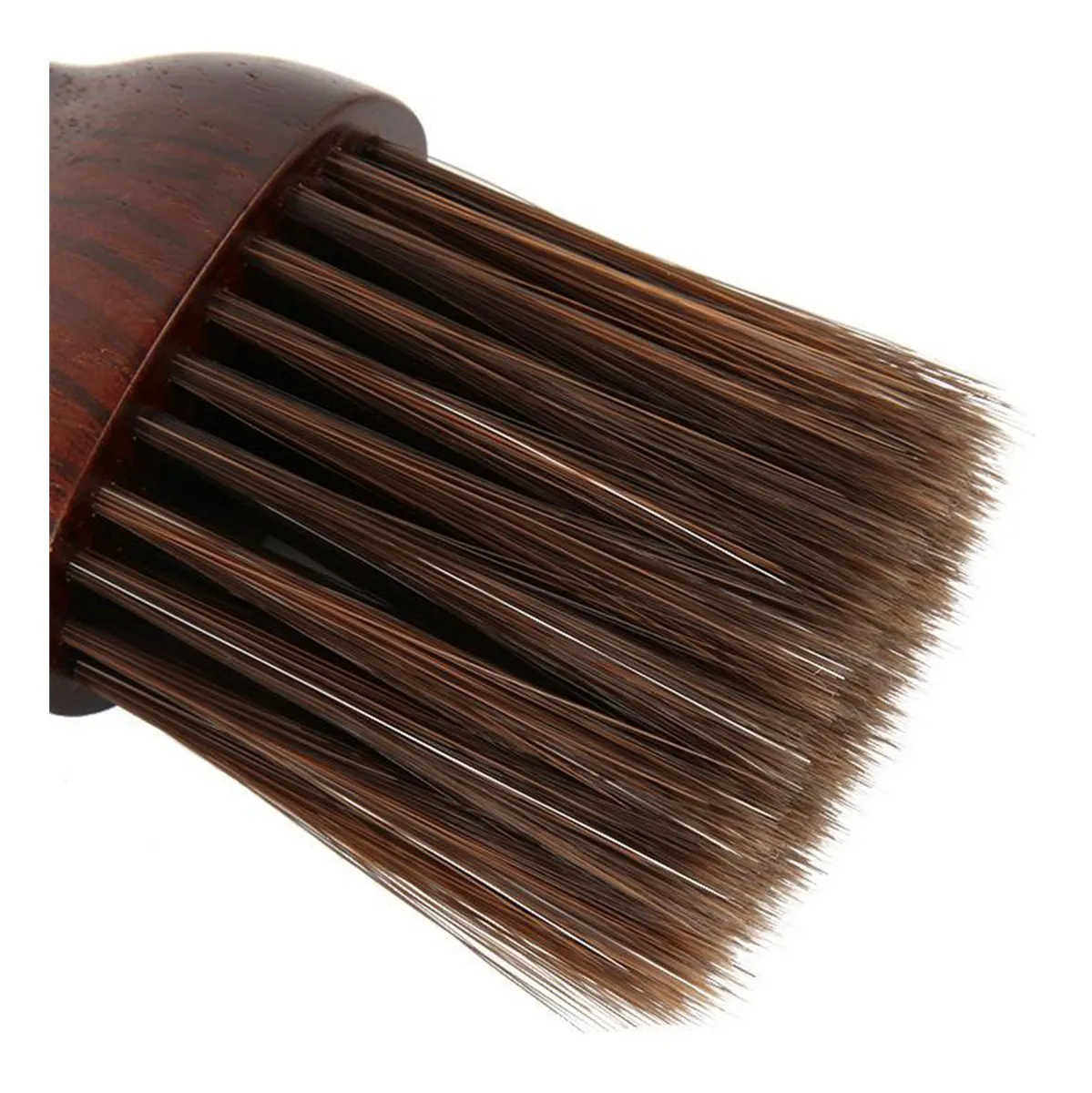 Berber Ense Fırçası Saç Temizleme Fırçası - Berber Temizlik Fırçası Masif Ahşap  722165