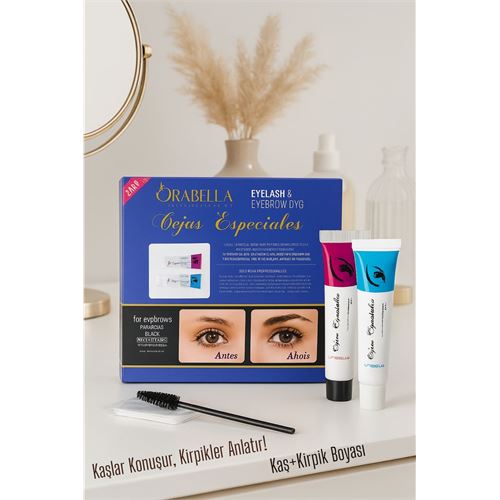 Transformacion SİYAH Kaş ve Kirpik Boyası Profesyonel Orabella 722166