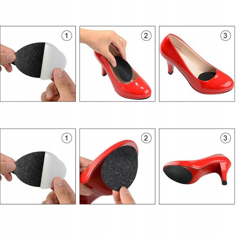 Ayakkabı Tabanına Yapışan Kaydırmaz Ped - Düşme Önleyici, Kendinden Yapışkanlı | Topuklu, Kösele ve Spor Uyumlu 716074