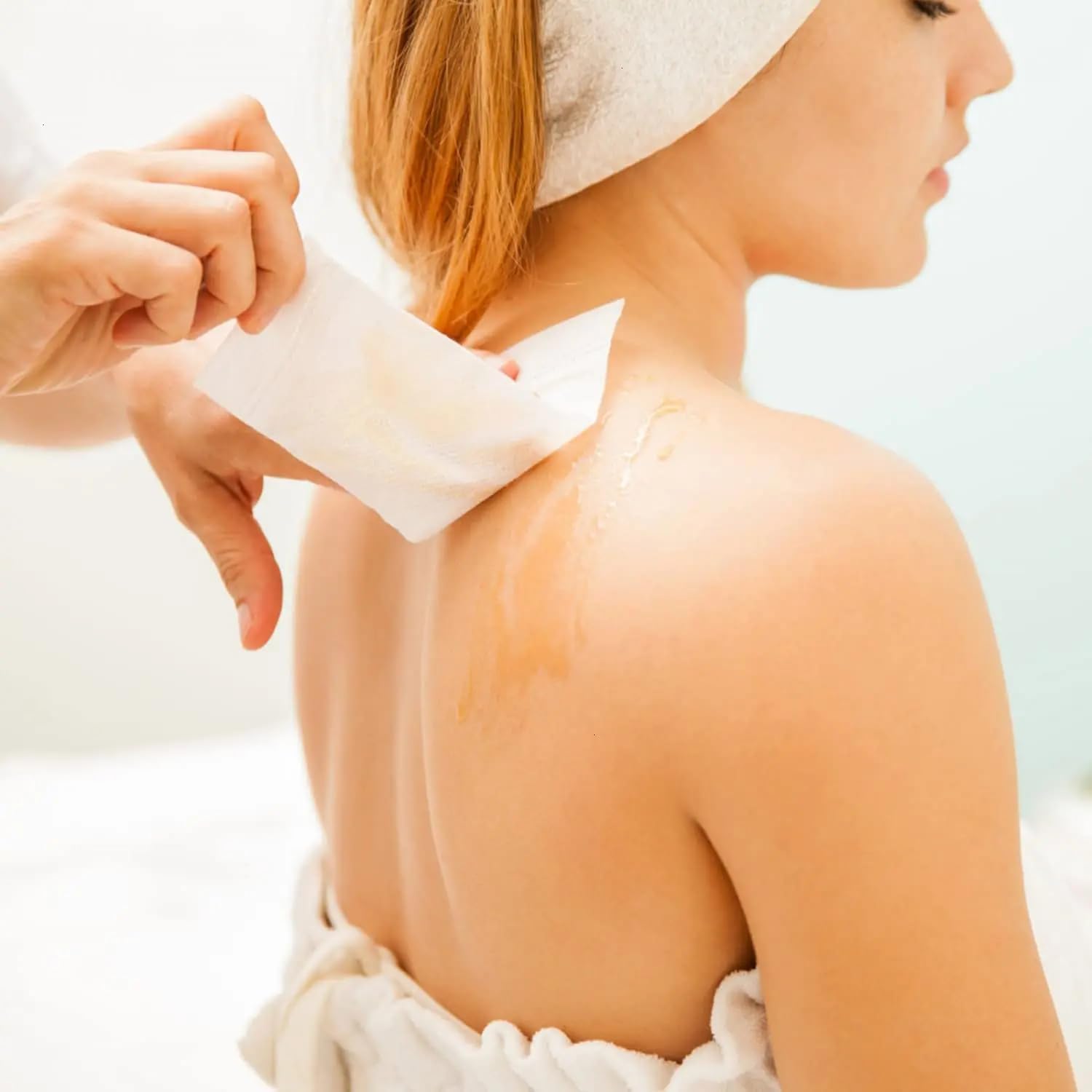 10’lu Ağda Bezi Seti + Spatula | Her Bölgeye Uyumlu | Evde Pratik Tüy Alma İçin 715913