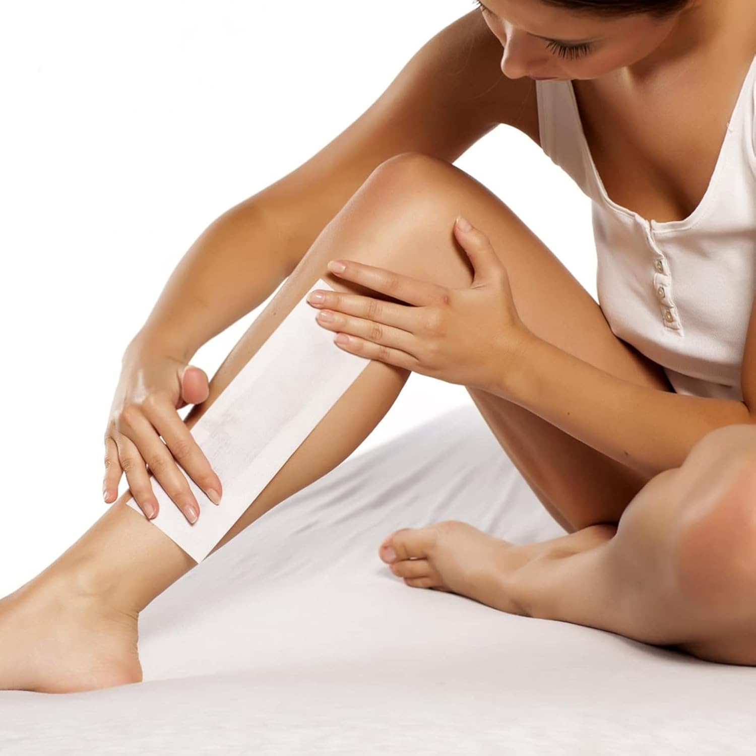 10’lu Ağda Bezi Seti + Spatula | Her Bölgeye Uyumlu | Evde Pratik Tüy Alma İçin 715913