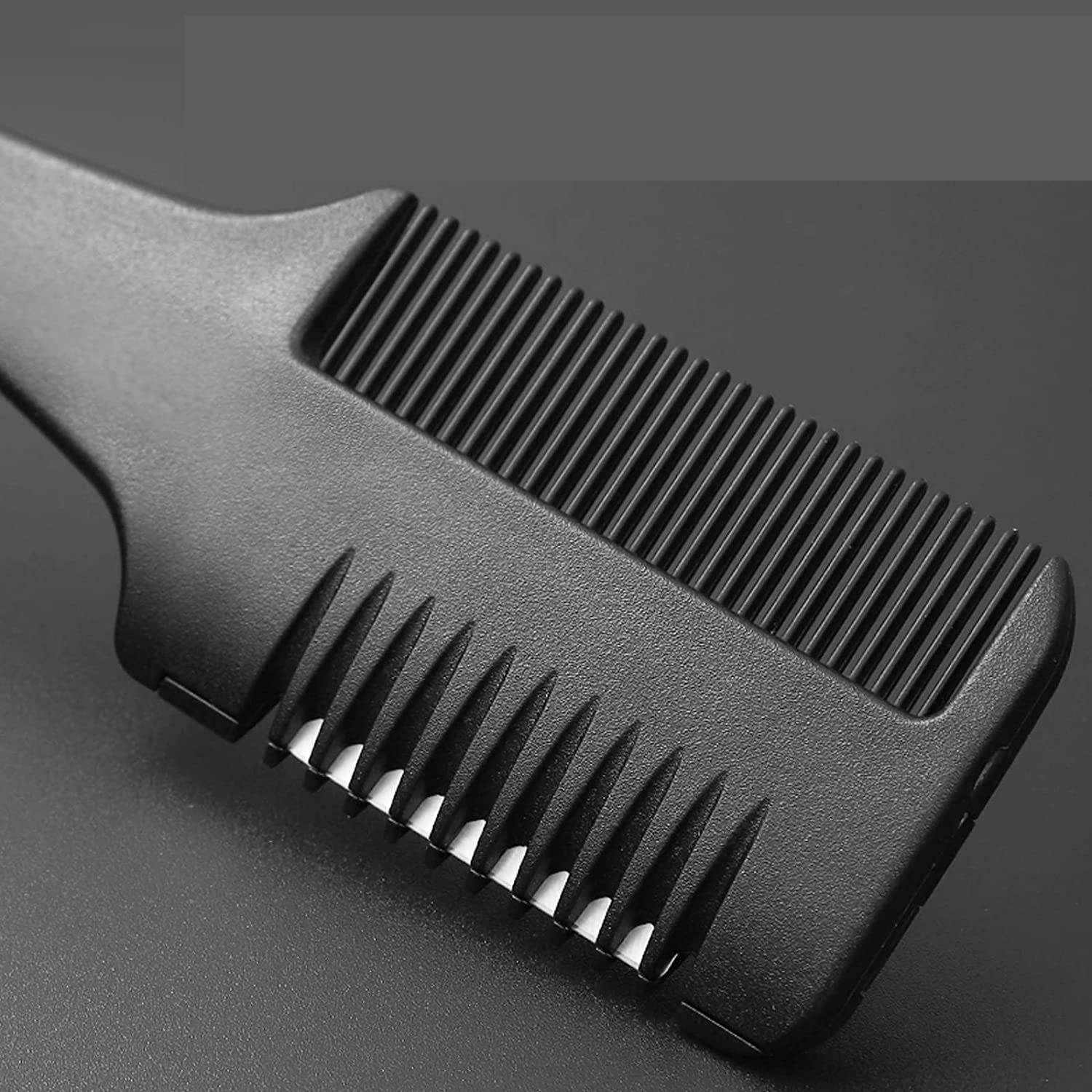 Saç İnceltme ve Şekillendirme Tarağı Çift Fonksiyonlu Saç Kırığı İçin Saç İncelten Jiletli Tarak 719977