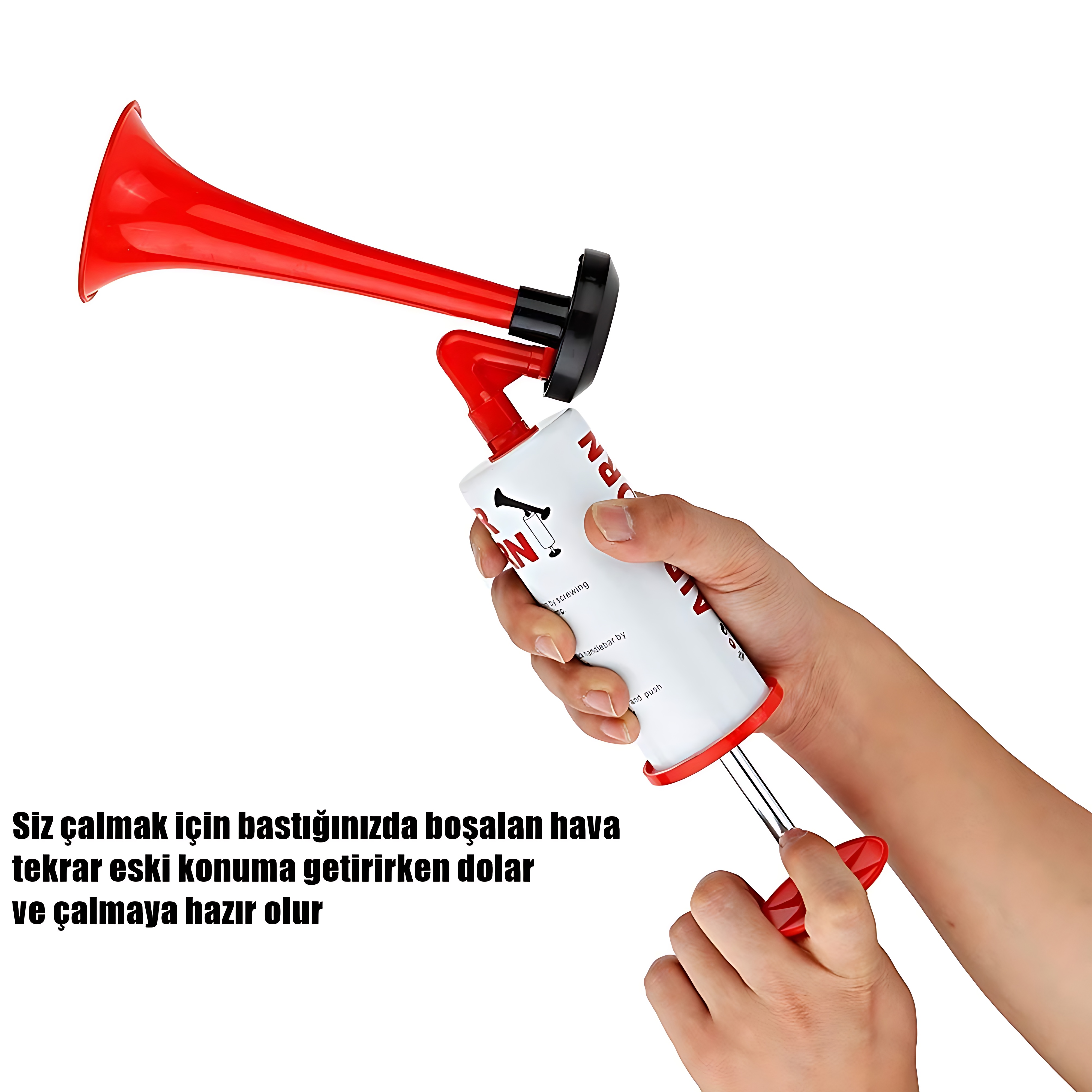 Bitmeyen Tekrar Tekrar Doldurulabilir Gazsız Deprem Kornası 426414