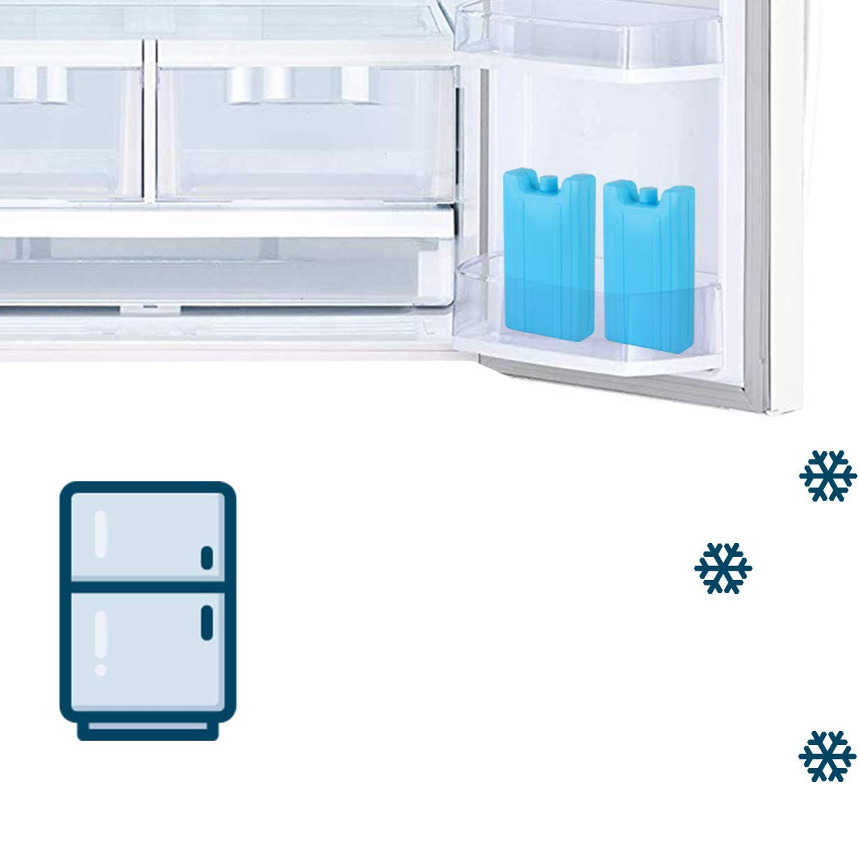 Buz Aküsü 400 gr | Gıda, İlaç ve PiknikSoğutma İçin | Tekrar Kullanılabilir 422696