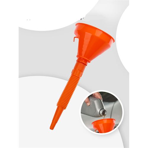 TransForMacion Süzgeçli Yakıt Boşaltma Hunisi 16 cm Esnek Hortumlu Filtreli Huni – Jeneratör, Motor ve Sıvı Aktarımı İçin 711688