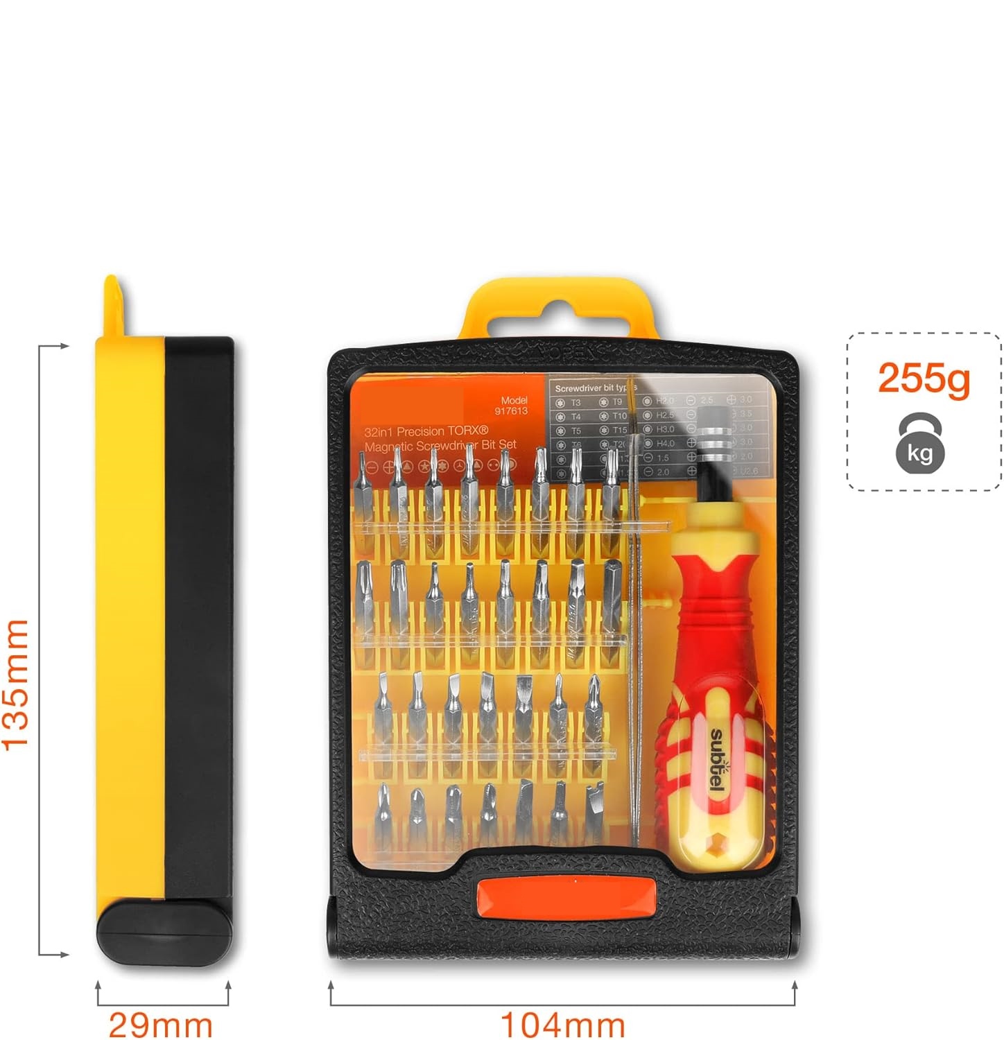 32 Parça Hassas Tornavida Seti – Manyetik Uçlu | Elektronik, Saat, Telefon Tamiri İçin 722176