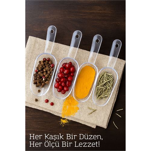 Transformacion Şeffaf Baharat Kaşığı – Küçük Erzak Küreği  720698
