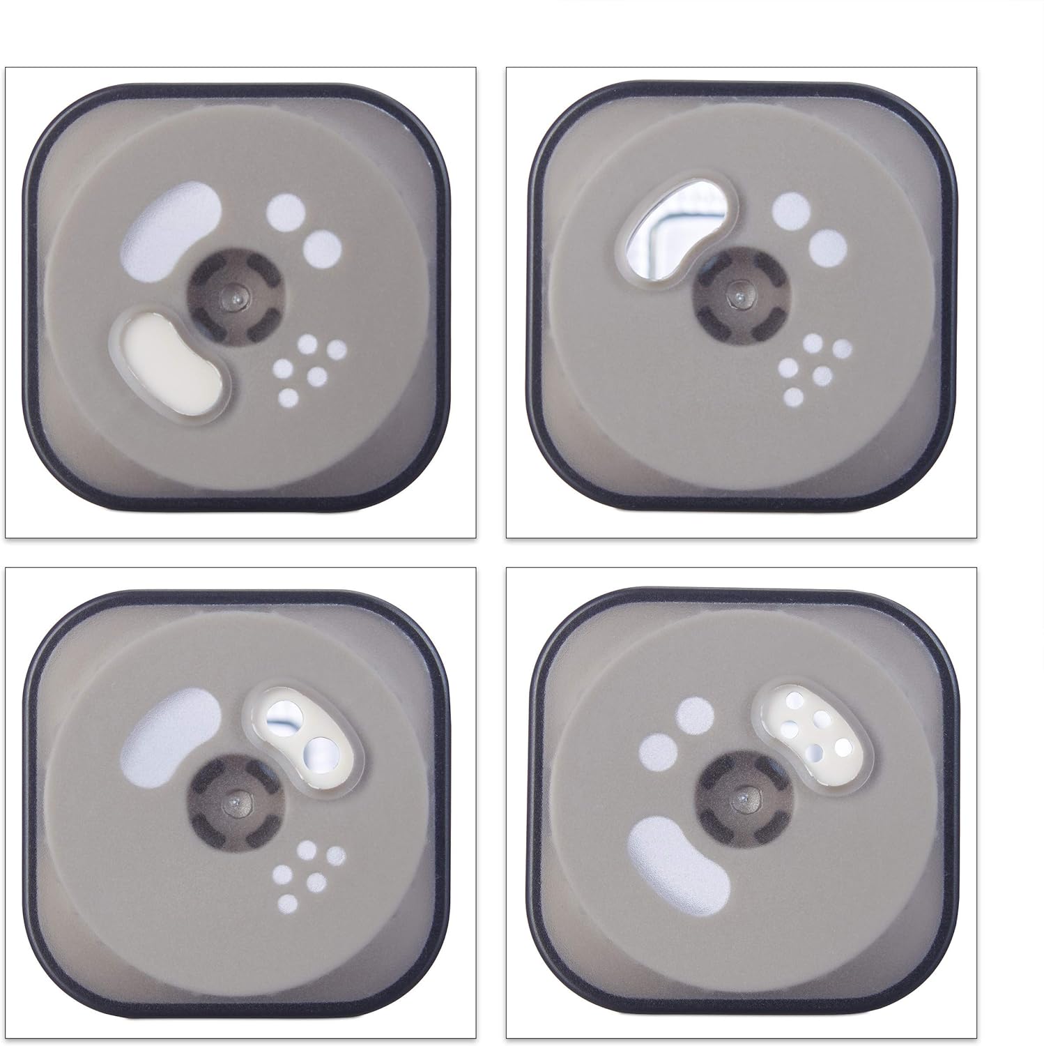 Cam Tuzluk Baharatlık – 360° Döner Kapaklı | 3 Delik Tipiyle Ayarlanabilir Akış  12 ADET 722181