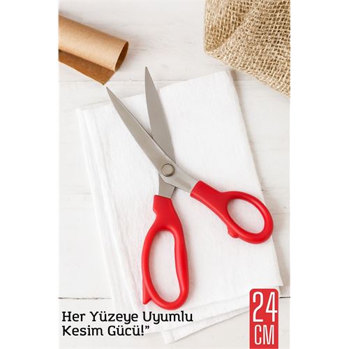 Transformacion Çok Amaçlı Makas – 24 cm Uzunluk | 15 cm Kesim Bıçağı | Paslanmaz Çelik, Ergonomik Sap 722184