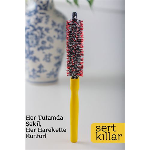 TransForMacion Yuvarlak Saç Fırçası – 24 cm x 2.3 cm | 2.1 mm Derinlik | Spiral Kıllı, Hacim ve Şekil İçin  716484