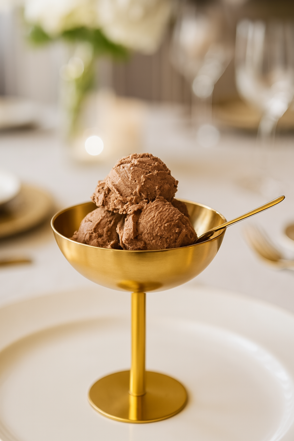 Gold Inox Çelik Ayaklı Dondurma ve Sunum Kasesi – Tatlı, Lokum ve Sunum Kabı 722193