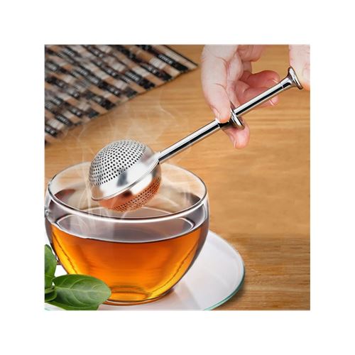 TransForMacion Bitki Çayı Süzgeci –Çay Demleme Aparatı  Profesyonel 304 Paslanmaz Çelik 722198