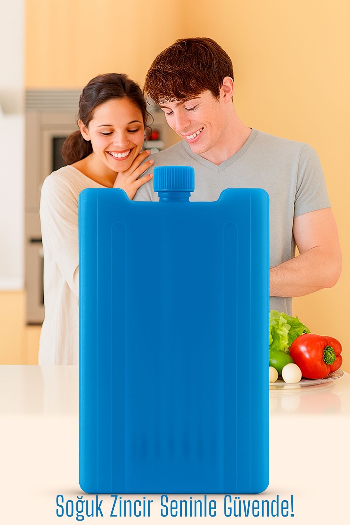 Buz Aküsü 400 gr | Gıda, İlaç ve PiknikSoğutma İçin | Tekrar Kullanılabilir 