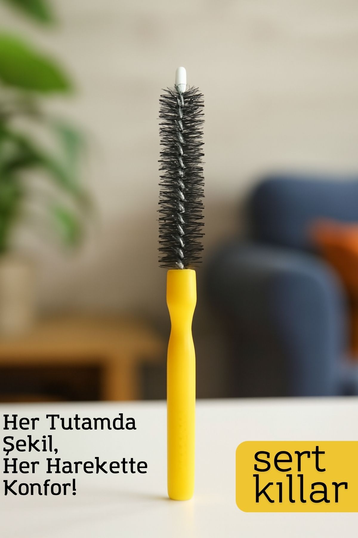 Yuvarlak Saç Şekillendirme Fırçası – 22 cm x 2.8 cm | 2.5 mm Derinlik | Hacim ve Kontrol İçin 