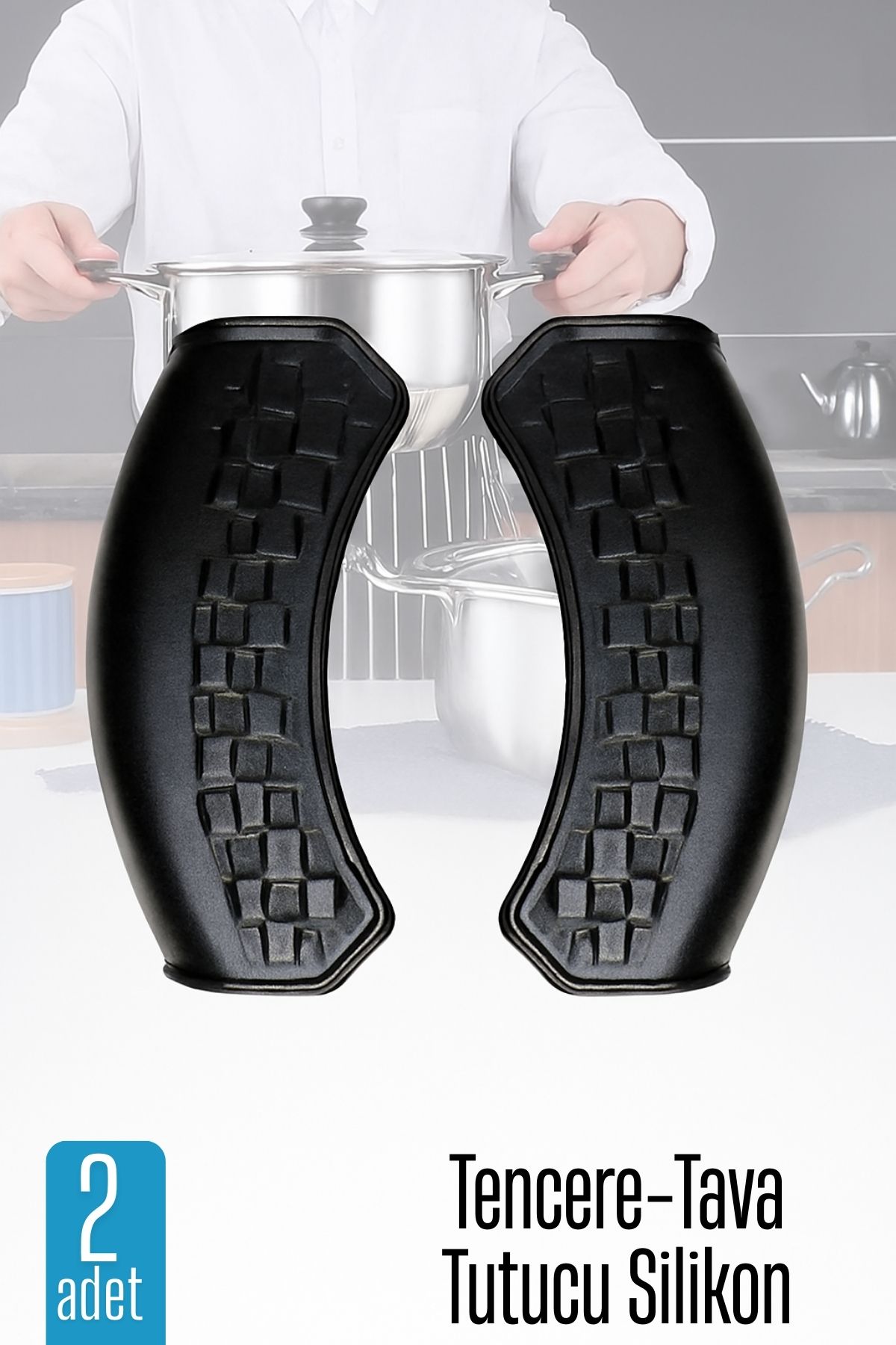 Tencere Tutucu Silikon 2 ADET 