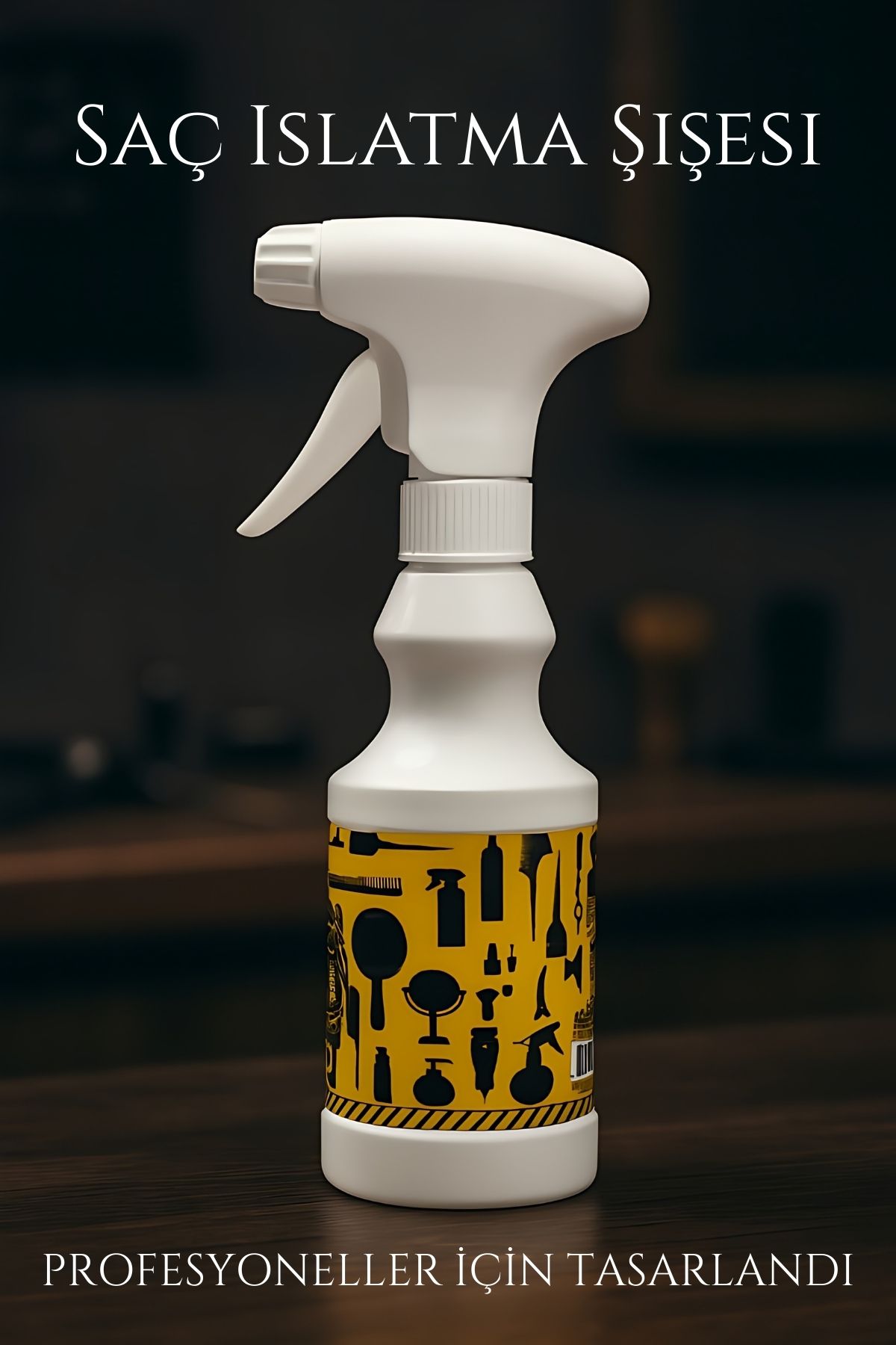 Berber Kuaför Saç Islatma Şişesi 500 ml Valf Sistemli, Geniş Alanlı Sis Püskürtme | Tek Sıkışta Maksimum Etki 