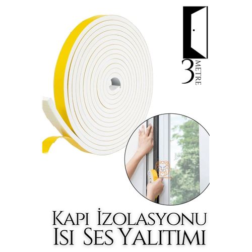 TransForMacion  Kapılar Için 4 Mevsim 3 Metre Ses Isı Yalıtım Sünger Bant 718900