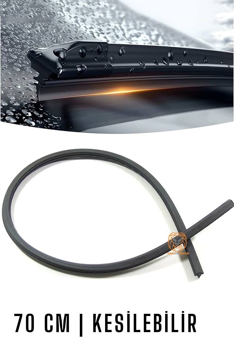 Kesilebilir 70 cm Silecek Lastiği 1 adet 720711