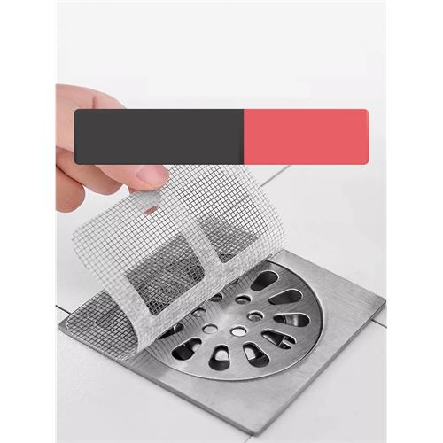 Transformacion Banyo Gider Süzgeci 50 Adet Yapışkanlı Filtre, 10x10 cm 722214