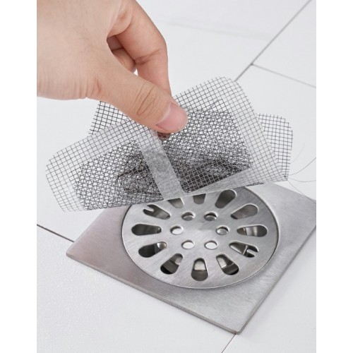 Banyo Gider Süzgeci 50 Adet Yapışkanlı Filtre, 10x10 cm 722214